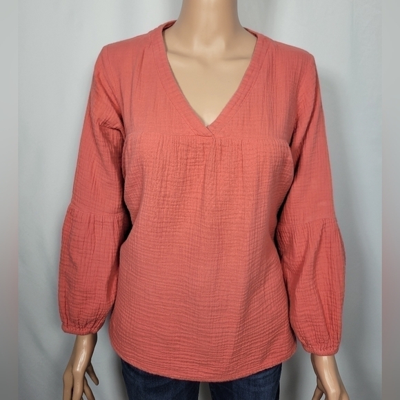 Soft Surroundings 100% Cotton Blouse - Picture 1 of 12